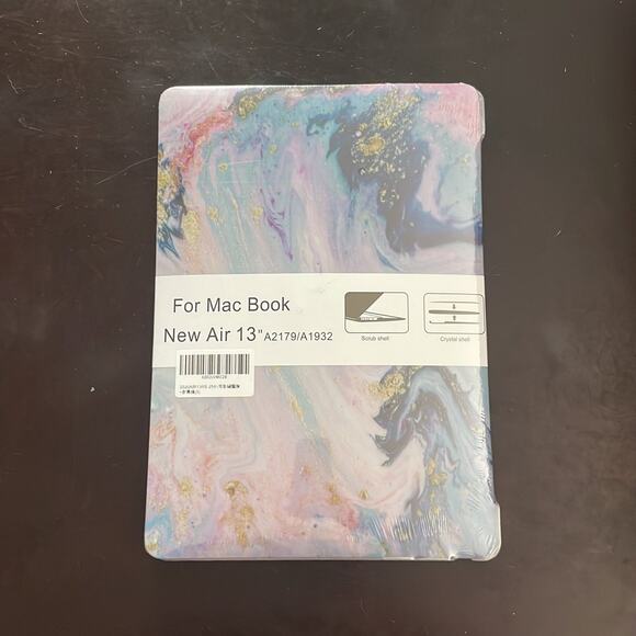 MacBook New Air 13” multicolor swirl design shell case - Picture 1 of 3